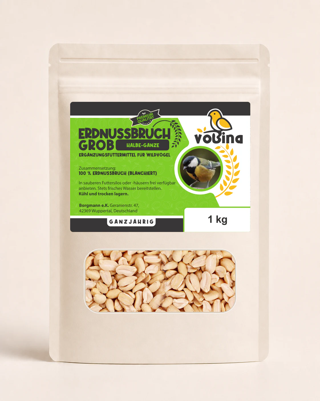 Erdnussbruch grob von Vobina